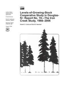 Levels-of-Growing-Stock Cooperative Study in Douglas- fir: Report No. 19—The Iron