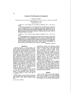 Genetics of Graft Rejection in Douglas-fir DONALD  L.  COPES1 186