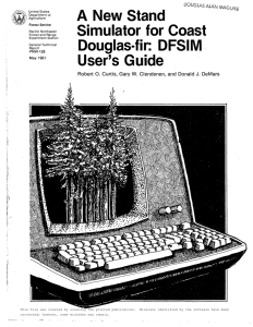 A  New  Stand Simulator for  Coast Douglas-fir:  DFSIM