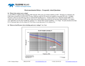 Electromechanical Relays - Frequently Asked Questions