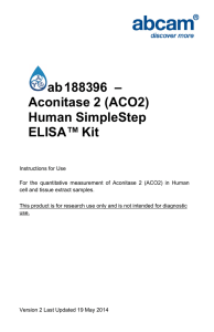 ab 188396  – Aconitase 2 (ACO2) Human SimpleStep