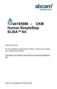ab185988  –    CKM Human SimpleStep ELISA™ Kit