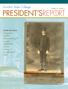 PRESIDENT’S REPORT Inside this issue: fall