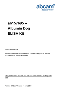 ab157695 – Albumin Dog ELISA Kit