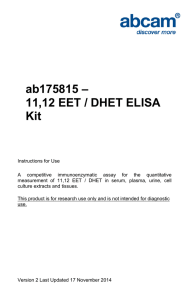 ab175815 – 11,12 EET / DHET ELISA Kit