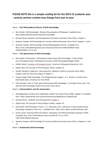 PLEASE NOTE this is a sample reading list for the... – precise seminar content may change from year to year.