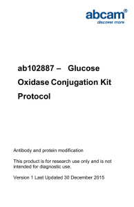 ab102887 –   Glucose Oxidase Conjugation Kit Protocol