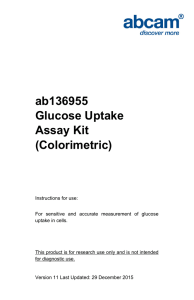 ab136955 Glucose Uptake Assay Kit (Colorimetric)