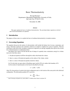 Basic Thermoelasticity