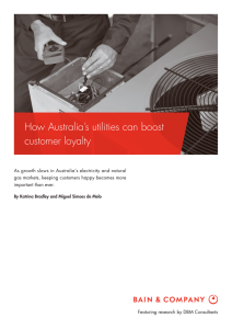 How Australia’s utilities can boost customer loyalty