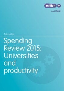 Spending Review 2015: Universities and