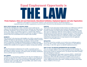 7+(/$: Equal Employment Opportunity is