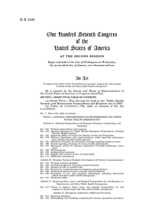 One Hundred Seventh Congress of the United States of America H. R. 3448