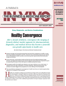 Healthy Convergence As Published In