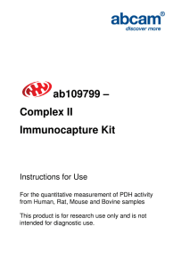 ab109799 – Complex II Immunocapture Kit