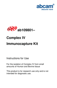 ab109801– Complex IV Immunocapture Kit