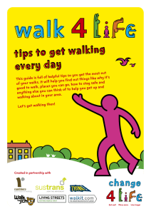 walk Tips to get walking every day