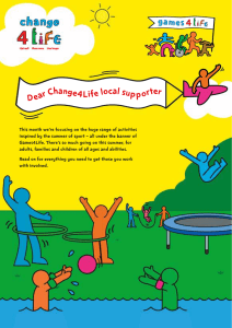 Dear Change4Life local supporter