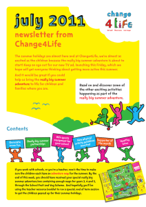 july 2011 July 2011 newsletter from Change4Life