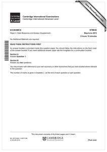 www.XtremePapers.com Cambridge International Examinations 9708/42 Cambridge International Advanced Level