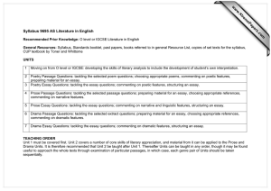 Syllabus 9695 AS Literature in English www.XtremePapers.com