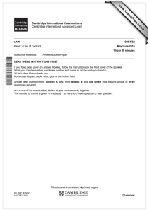 www.XtremePapers.com Cambridge International Examinations 9084/32 Cambridge International Advanced Level