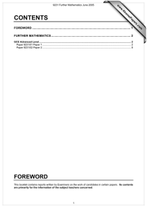 CONTENTS www.XtremePapers.com