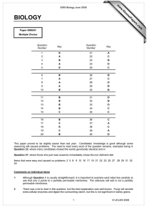 BIOLOGY www.XtremePapers.com