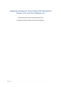 Comparing contemporary issues facing LGBT individuals in 1 |