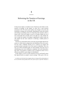4  Reforming the Taxation of Earnings in the UK