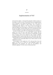 7  Implementation of VAT Mmmm