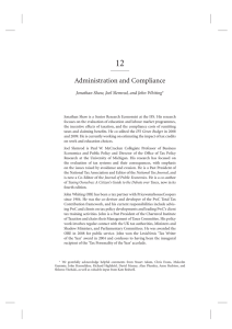 12 Administration and Compliance Jonathan Shaw, Joel Slemrod, and John Whiting