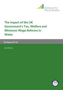 The Impact of the UK Government's Tax, Welfare and Wales