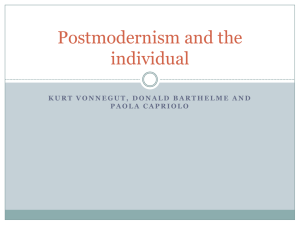 Postmodernism and the individual
