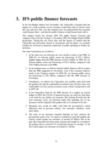 3.  IFS public finance forecasts