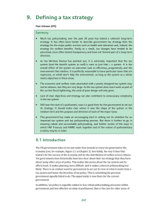 9.  Defining a tax strategy Summary •