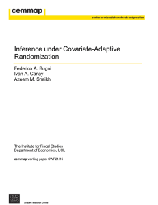 Inference under Covariate-Adaptive Randomization  Federico A. Bugni