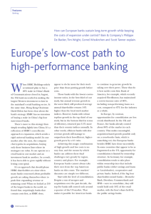 How can European banks sustain long-term growth while keeping