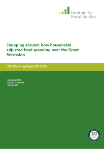 Shopping around: how households adjusted food spending over the Great Recession