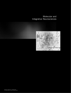 Molecular and Integrative Neurosciences Published by TSRI Press .