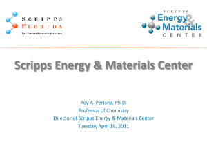 Scripps Energy &amp; Materials Center