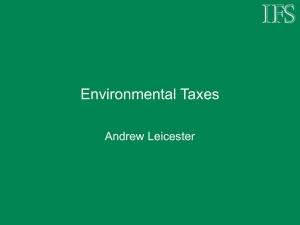 Environmental Taxes Andrew Leicester