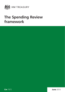 The Spending Review framework Cm June