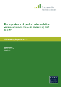 The importance of product reformulation versus consumer choice in improving diet quality