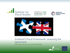 Scotland’s Fiscal Framework: assessing the agreement