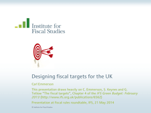 Designing fiscal targets for the UK