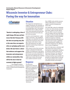 Wisconsin Inventor &amp; Entrepreneur Clubs: Paving the way for innovation Situation