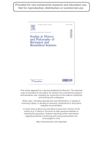 This article appeared in a journal published by Elsevier. The... copy is furnished to the author for internal non-commercial research