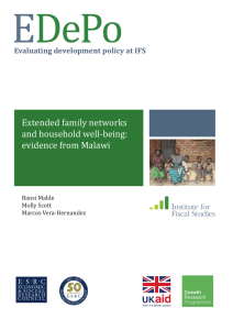 Extended family networks and household well-being: evidence from Malawi