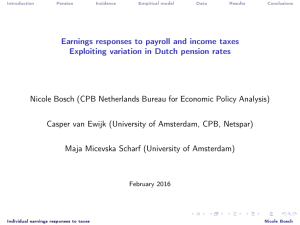 Earnings responses to payroll and income taxes